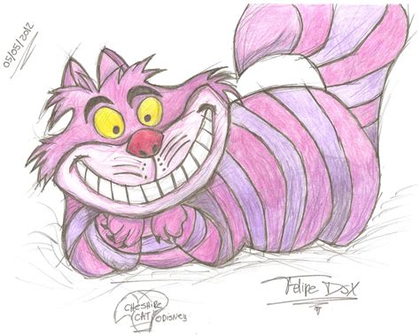 Cheshire Cat - Alice in Wonderland by Felipedsx by Felipedsx on DeviantArt