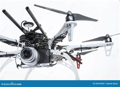 Hexacopter Drone with Camera Editorial Image - Image of rotor, lumix ...