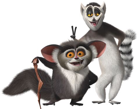 Cartoon Characters - Madagascar - Lemurs Of Madagascar Movie - (1280x960) Png Clipart Download