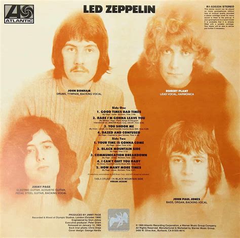 Vinyl Reviews - Led Zeppelin - Led Zeppelin I