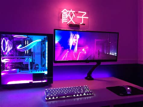 https://ift.tt/2jM4zOY completed my battlestation | Gaming desk setup, Video game room design ...