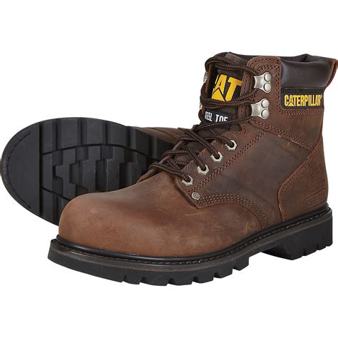 CAT 6in. 2nd Shift Steel Toe Boots — Dark Brown, Model# P89586 | 6in. Work Boots| Northern Tool ...