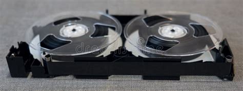 Disassembled VHS Cassette Components in the Background Stock Photo - Image of obsolete, movie ...