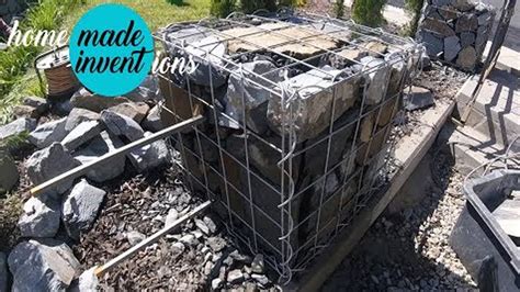 DIY How to make a Gabion Walls - YouTube