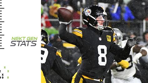 Next Gen Stats: Pittsburgh Steelers Kenny Pickett’s 3 most improbable completions | Week 16