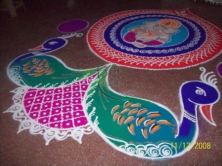 9 Simple Galicha Rangoli Designs | Styles At Life