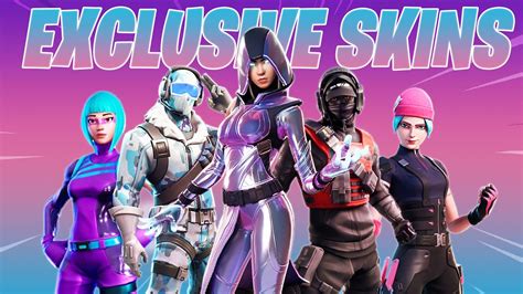 All Promotional/Exclusive Skins - Fortnite Battle Royale - YouTube