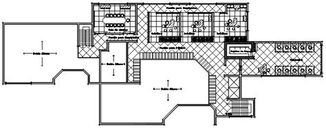 Bank Building Drawing In DWG File - Cadbull