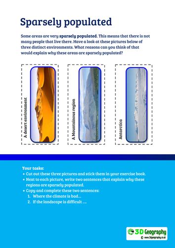 Sparsely populated | Teaching Resources