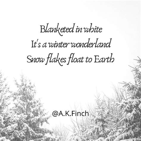 Winter Wonderland | Haiku, Haiku poems, Winter poems