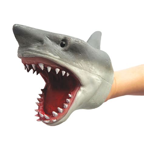 Shark Stretchy Hand Puppet - Fun Stuff Toys