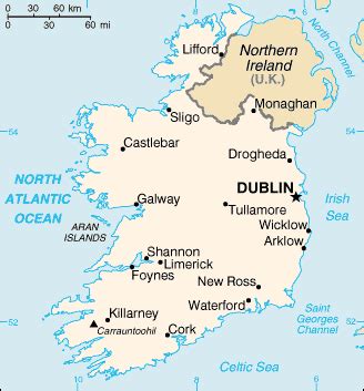 Towns and cities in Ireland