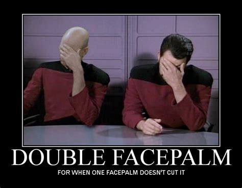 The gallery for --> Facepalm Star Trek Gif