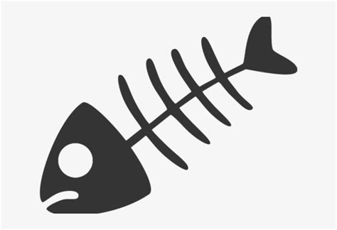 Fish Bones Vector Transparent - Fish Bone Clipart Transparent PNG ...