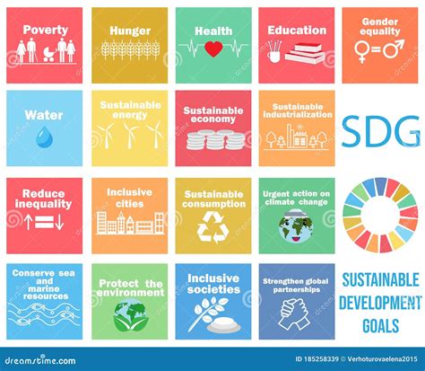 Sustainable Development Goals Climate Action Icon. 3D Rendering Stock ...