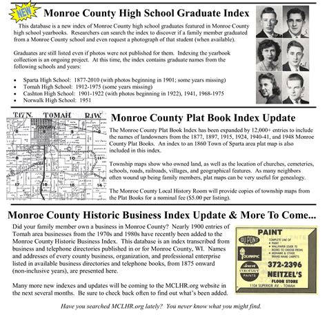 Monroe County Local History Museum: The best website to research your ...