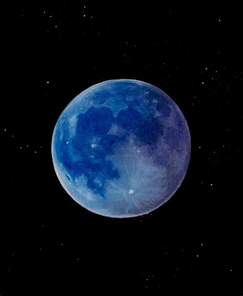 "Blue Moon" Oil on Canvas. 16x20in : r/Art