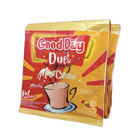 Good Day DUET - Kopi Kombinasi MOCA-CARAMEL - Paket 5 sachet | Lazada ...