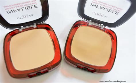 L'Oreal Paris Infallible 24H Powder Foundation Review,Swatches,Demo ...