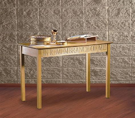 Communion Table Solid Wood 48" L x 24" D x 32" H: Amazon.co.uk: Kitchen & Home