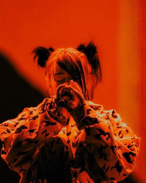 Pin by 🖤 on BILLIE EILISH | Billie, Orange aesthetic, Billie eilish