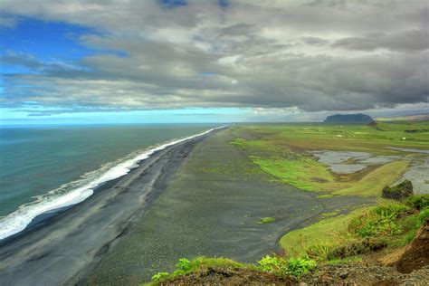 Beach At Dyrholaey Iceland Photograph by Mike Deutsch - Fine Art America