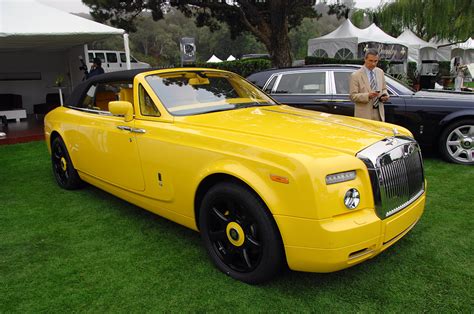 Monterey 2008: Yellow Rolls-Royce Phantom Drophead Coupe Photo Gallery - Autoblog