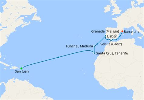 Atlantic Crossing from San Juan to Barcelona, 11 April 2021 | 14 Nt | Norwegian Epic | 11 April ...