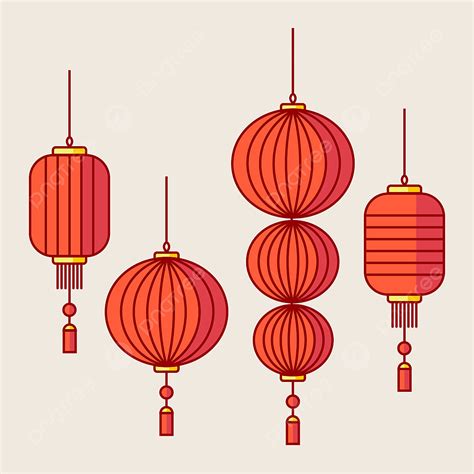 Chinese Lantern Vector Art PNG, Chinese Lantern Vector, Chinese, China ...