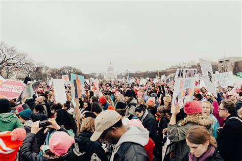 HD wallpaper: people gathering in front of white structure, man, woman, protest | Wallpaper Flare