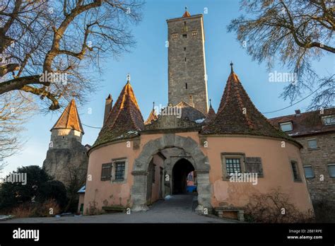 Rothenburg - medieval town in Germany Stock Photo - Alamy