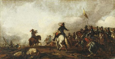 Battle Scene Painting by Ilario Spolverini - Fine Art America