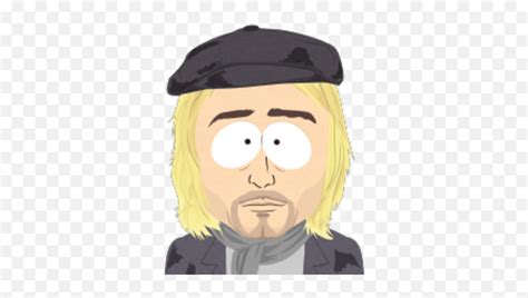 Kurt Cobain Hologram South Park Archives Fandom - Flat Cap Png,Kurt Cobain Png - free ...