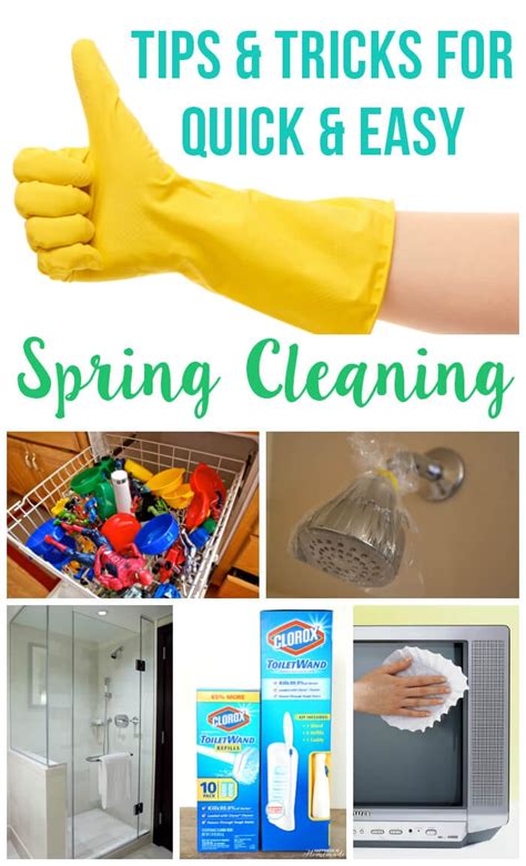 Clever Spring Cleaning Tips & Hacks - Happiness is Homemade