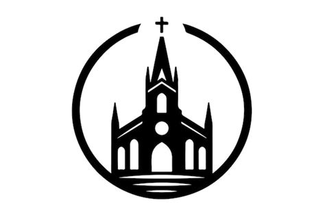 Premium Vector | Church vector logo icon