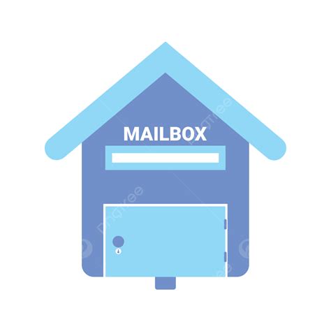 Blue Website Vector Hd PNG Images, Blue Mailbox Website Icon Vector, Mailbox, Post, Postcard PNG ...