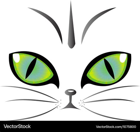 Cat eyes logo Royalty Free Vector Image - VectorStock