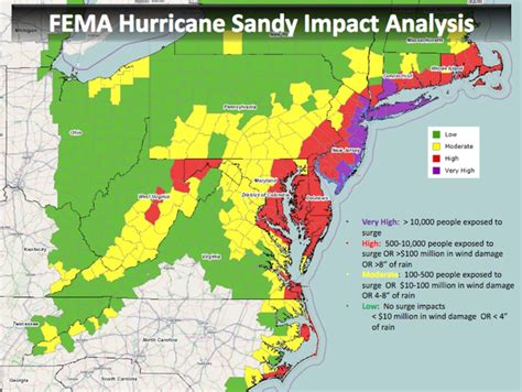 Hurricane Sandy Destruction Map