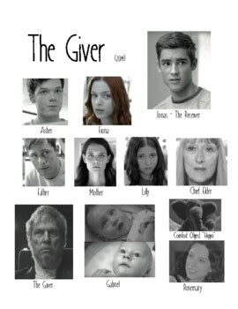 The Giver (2014) Movie Character List by History and English Video Emporium