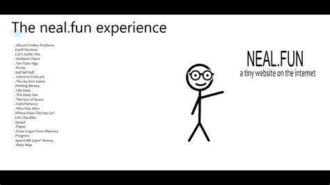 The Neal.fun experience! - YouTube
