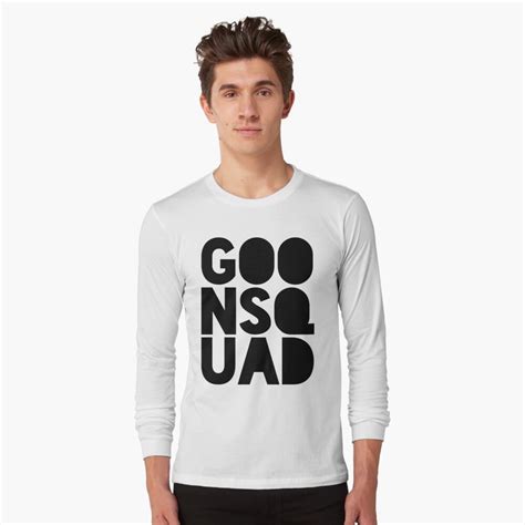 "GOON SQUAD (BLACK TEXT)" T-shirt by Dripsha | Redbubble