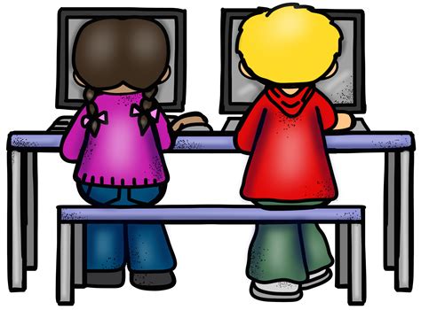 Kids On Computers Clipart | Free download on ClipArtMag