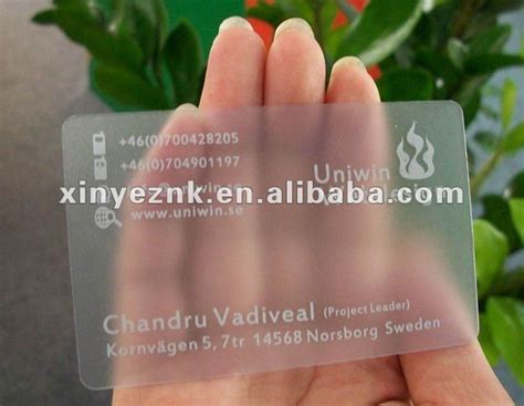 pvc clear plastic business card cheap | Medical business card, Business cards creative templates ...