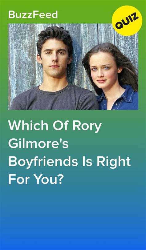 Which Of Rory Gilmore's Boyfriends Is Right For You? Gilmore Girls ...