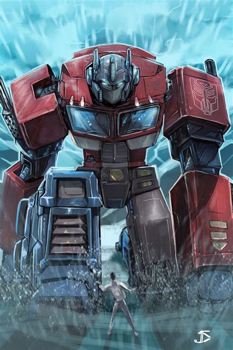 ArtStation - Optimus prime fan art