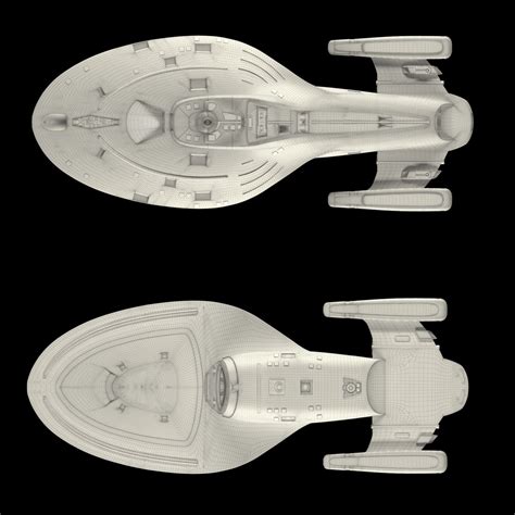 USS Voyager 3D Model $199 - .max - Free3D