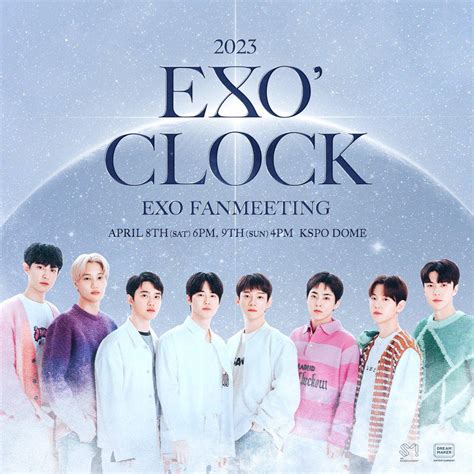 [PRE-ORDER] 2023 EXO FANMEETING - EXO' CLOCK OFFICIAL MD (1st Line Up ...