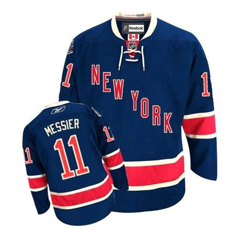 Reebok New York Rangers 11 Men's Mark Messier Premier Navy Blue Third ...