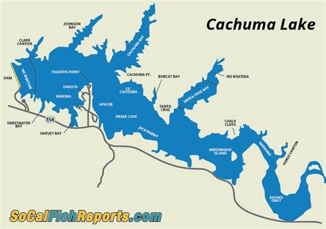 Cachuma Lake - Fish Reports & Map