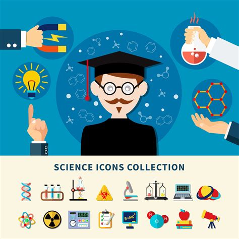 Science Icons Collection 482681 Vector Art at Vecteezy